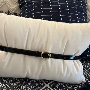 NWOT beautiful Ann Taylor black patent leather belt